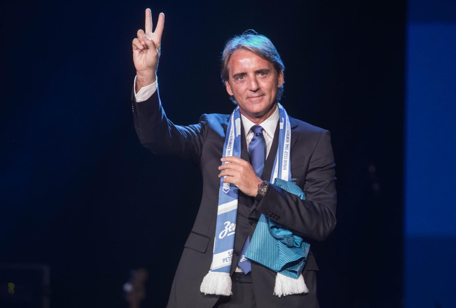 Презентация нового главного тренера «Зенита» Роберто Манчини