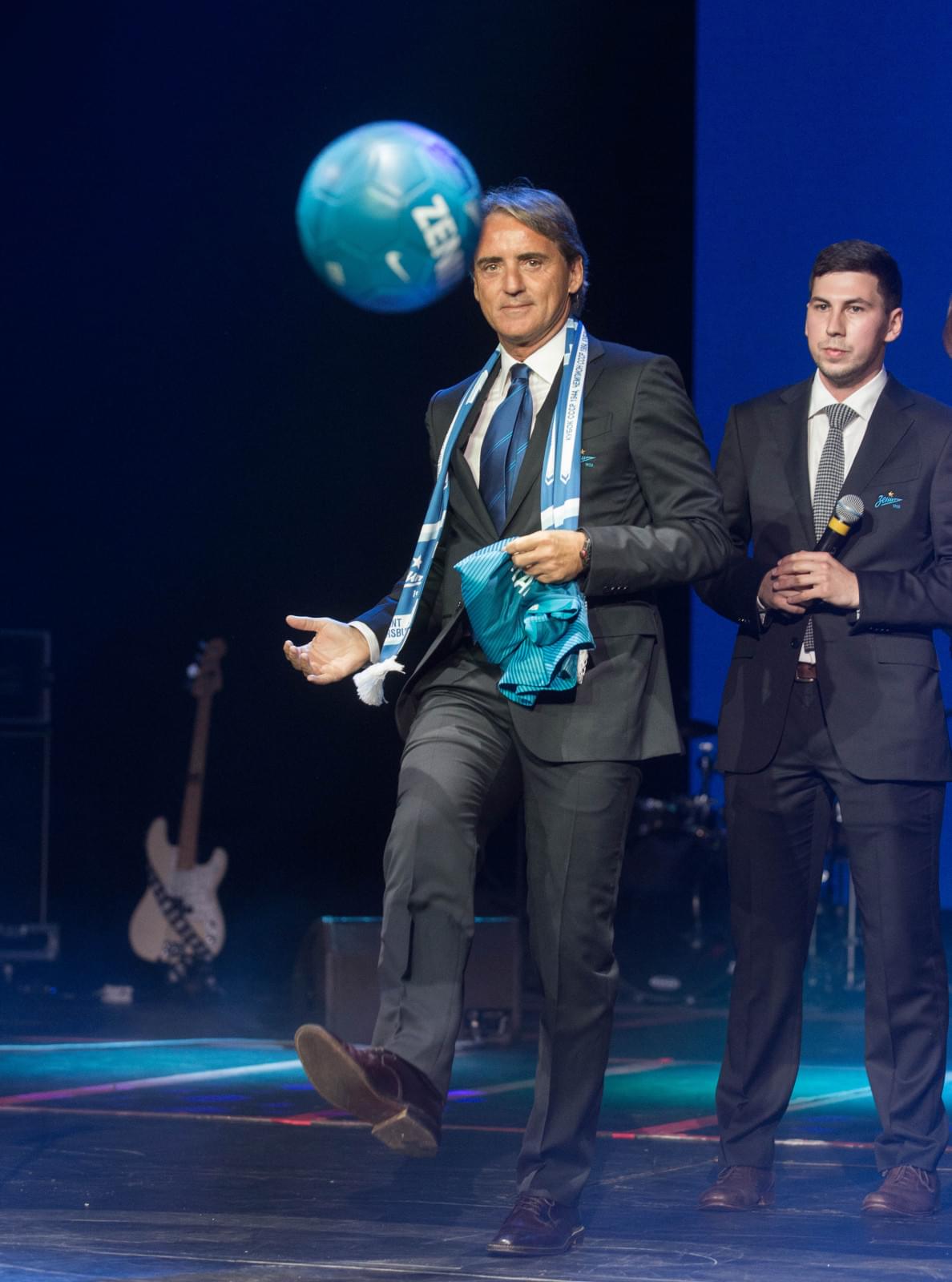 Презентация нового главного тренера «Зенита» Роберто Манчини