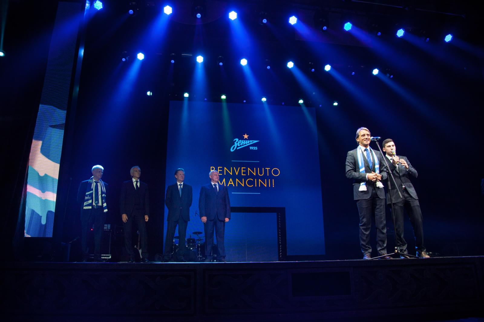 Презентация нового главного тренера «Зенита» Роберто Манчини