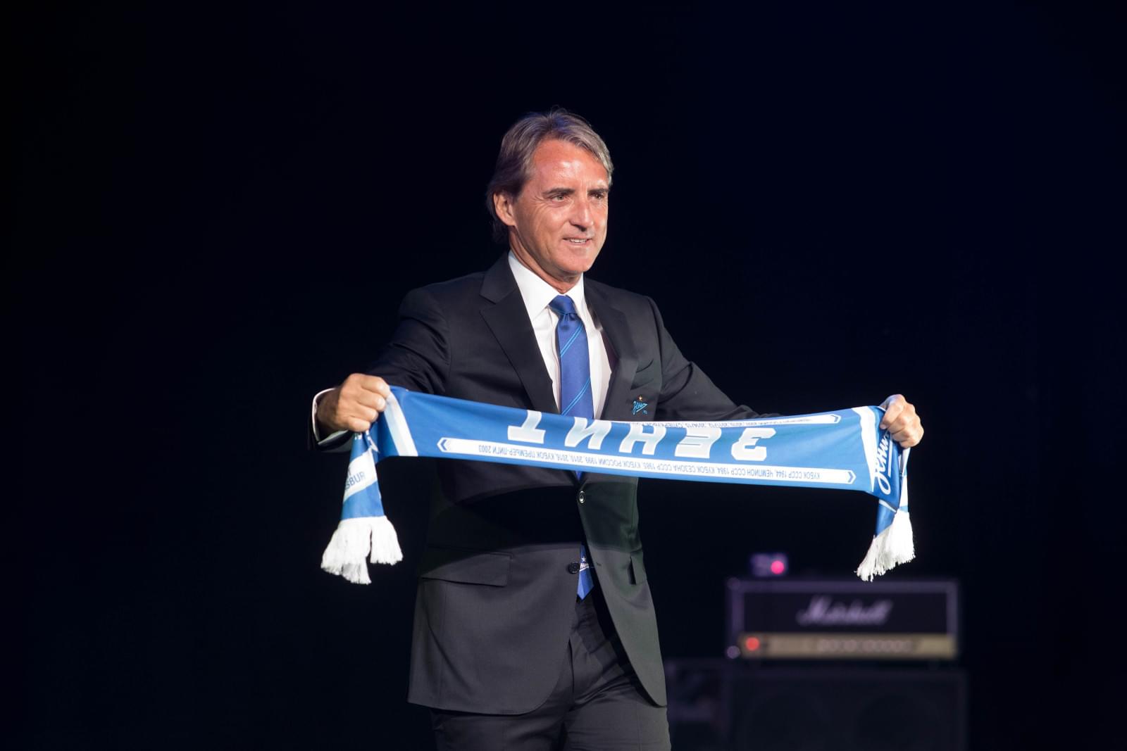 Презентация нового главного тренера «Зенита» Роберто Манчини