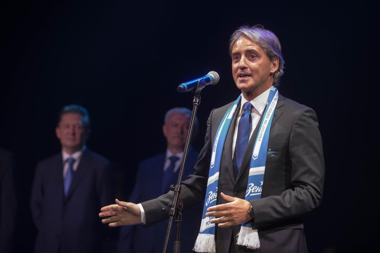 Презентация нового главного тренера «Зенита» Роберто Манчини