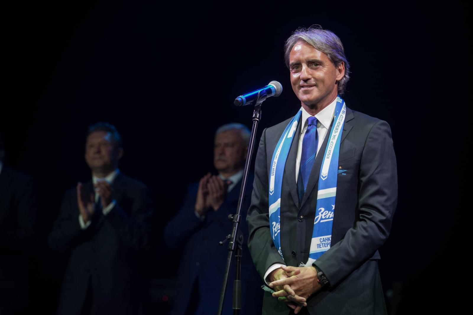 Презентация нового главного тренера «Зенита» Роберто Манчини