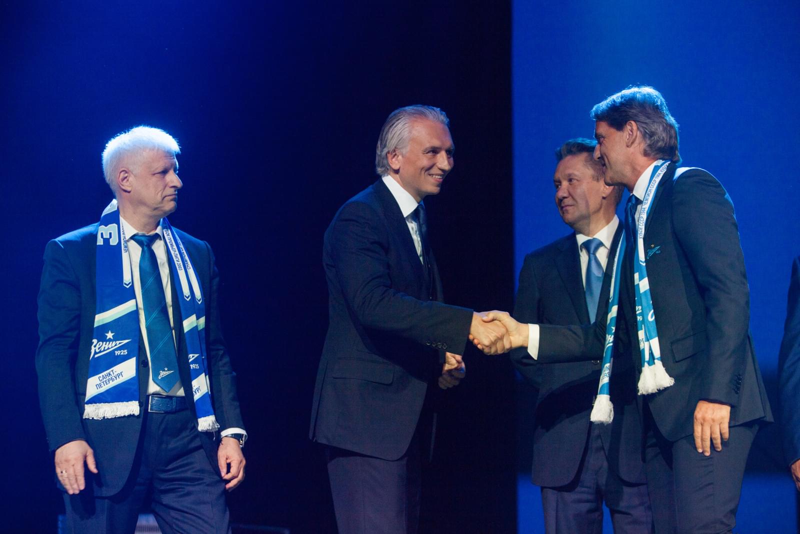 Презентация нового главного тренера «Зенита» Роберто Манчини