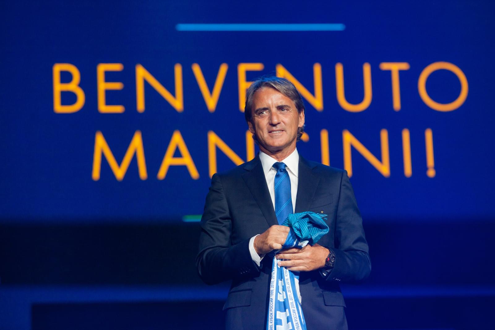 Презентация нового главного тренера «Зенита» Роберто Манчини