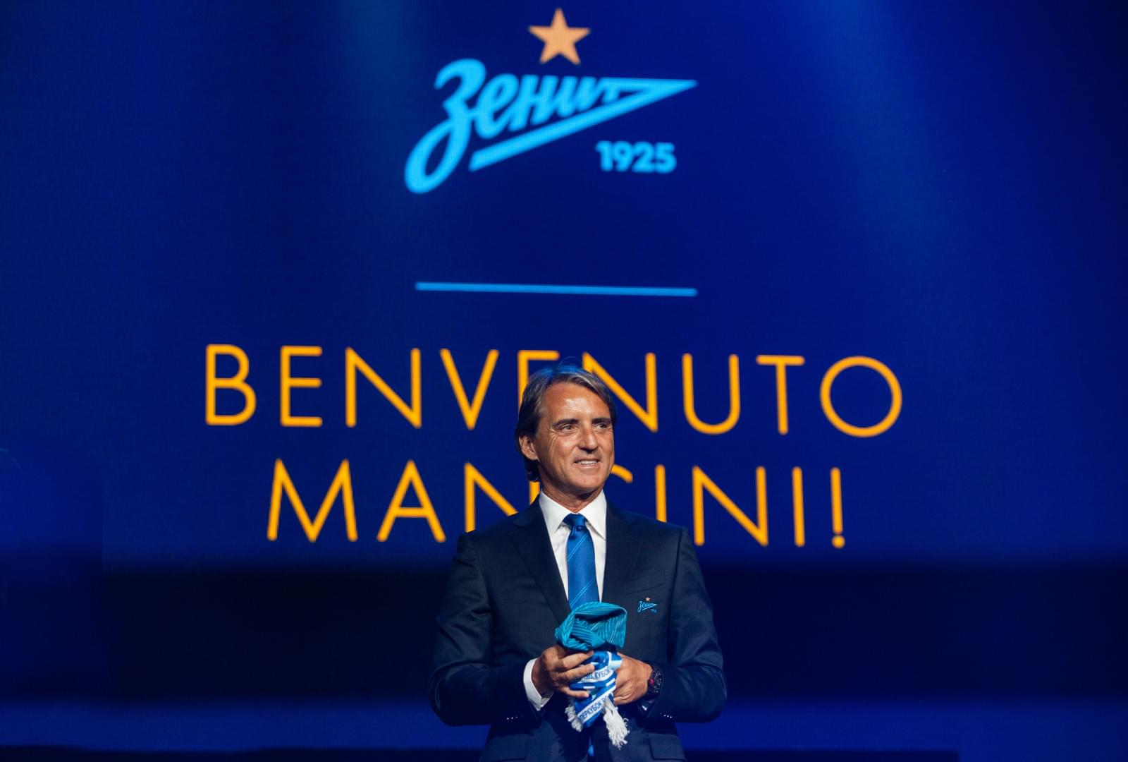 Презентация нового главного тренера «Зенита» Роберто Манчини