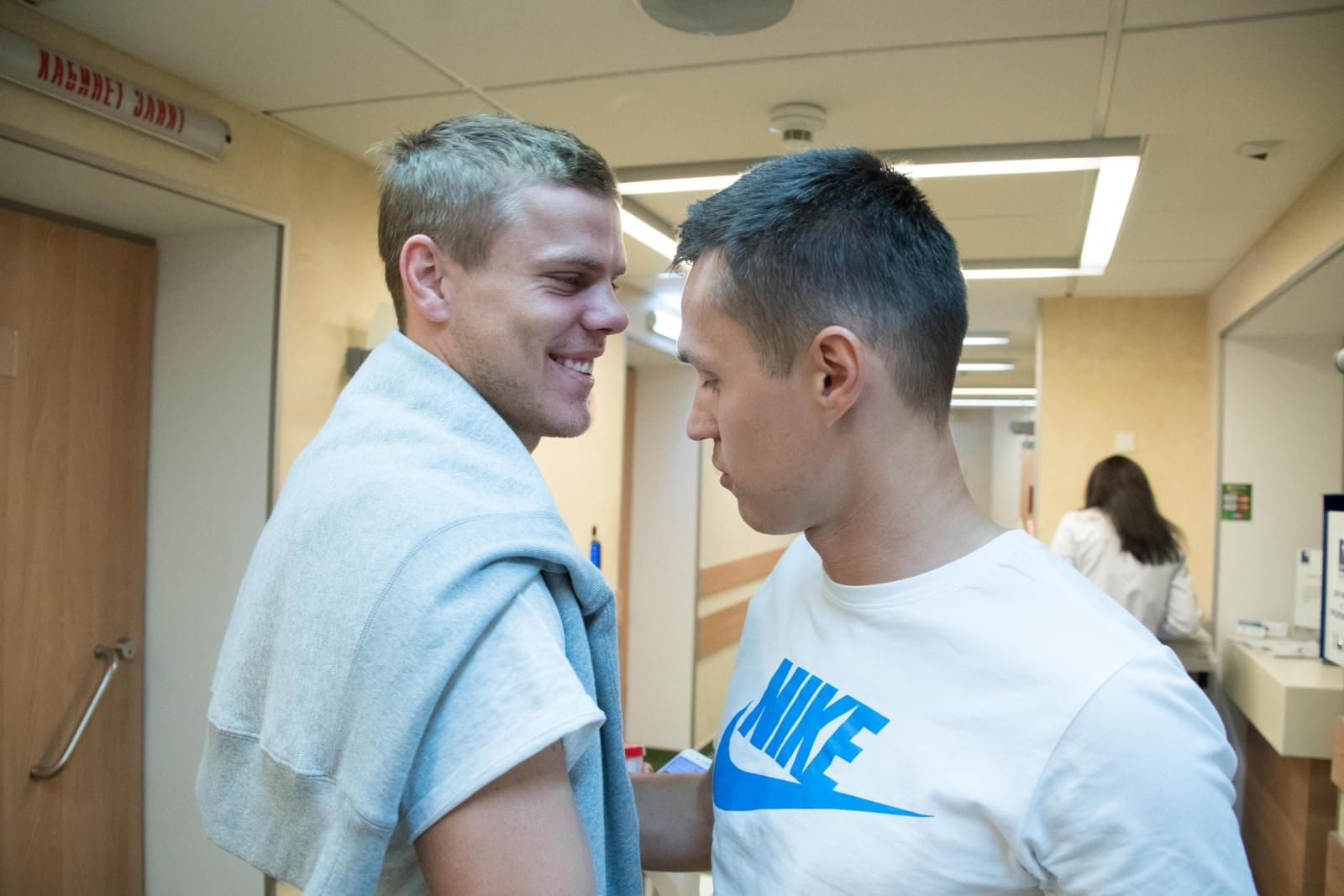 Второй день медосмотр футболистов основного состава ФК «Зенит»