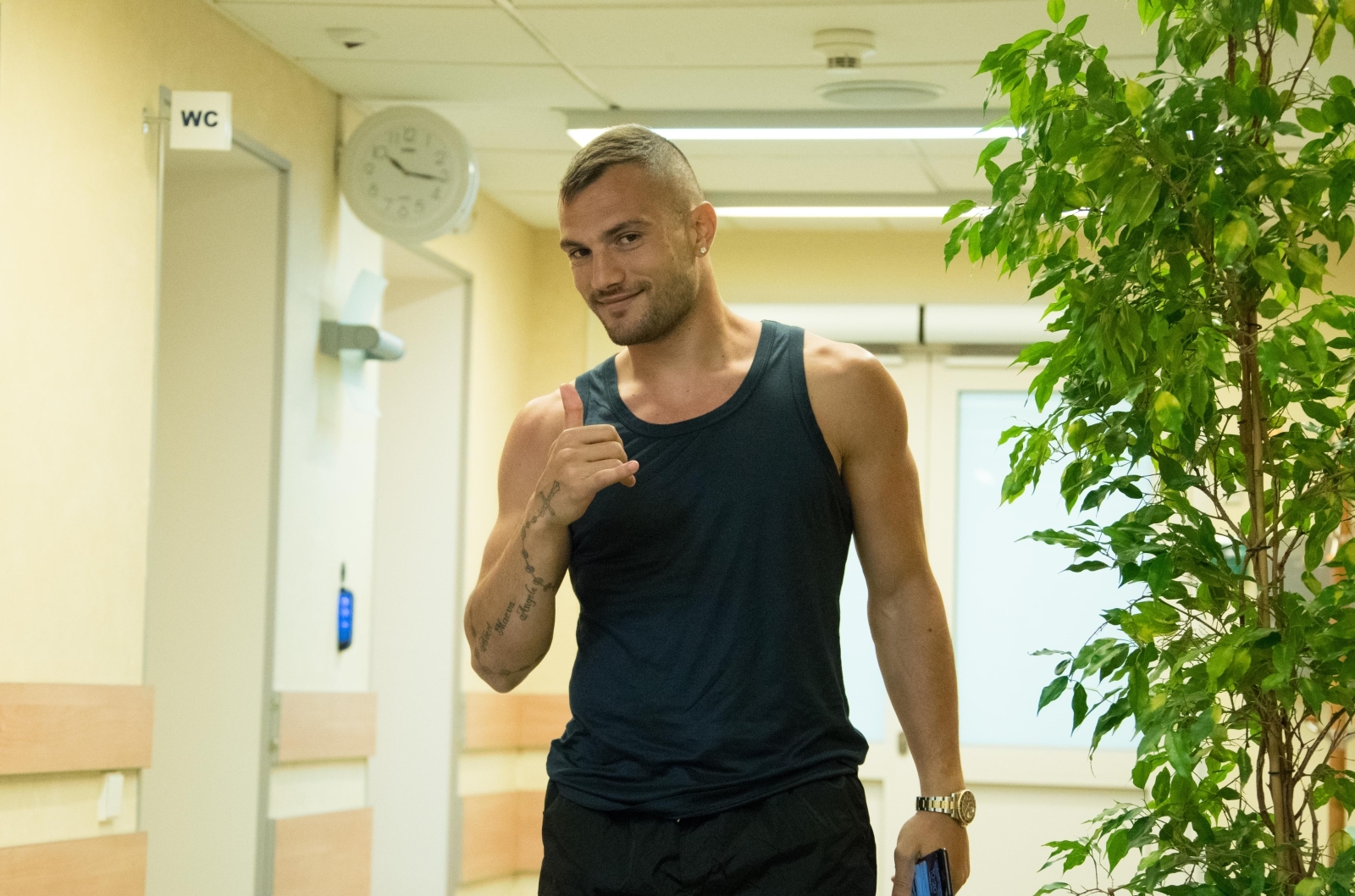 Второй день медосмотр футболистов основного состава ФК «Зенит»