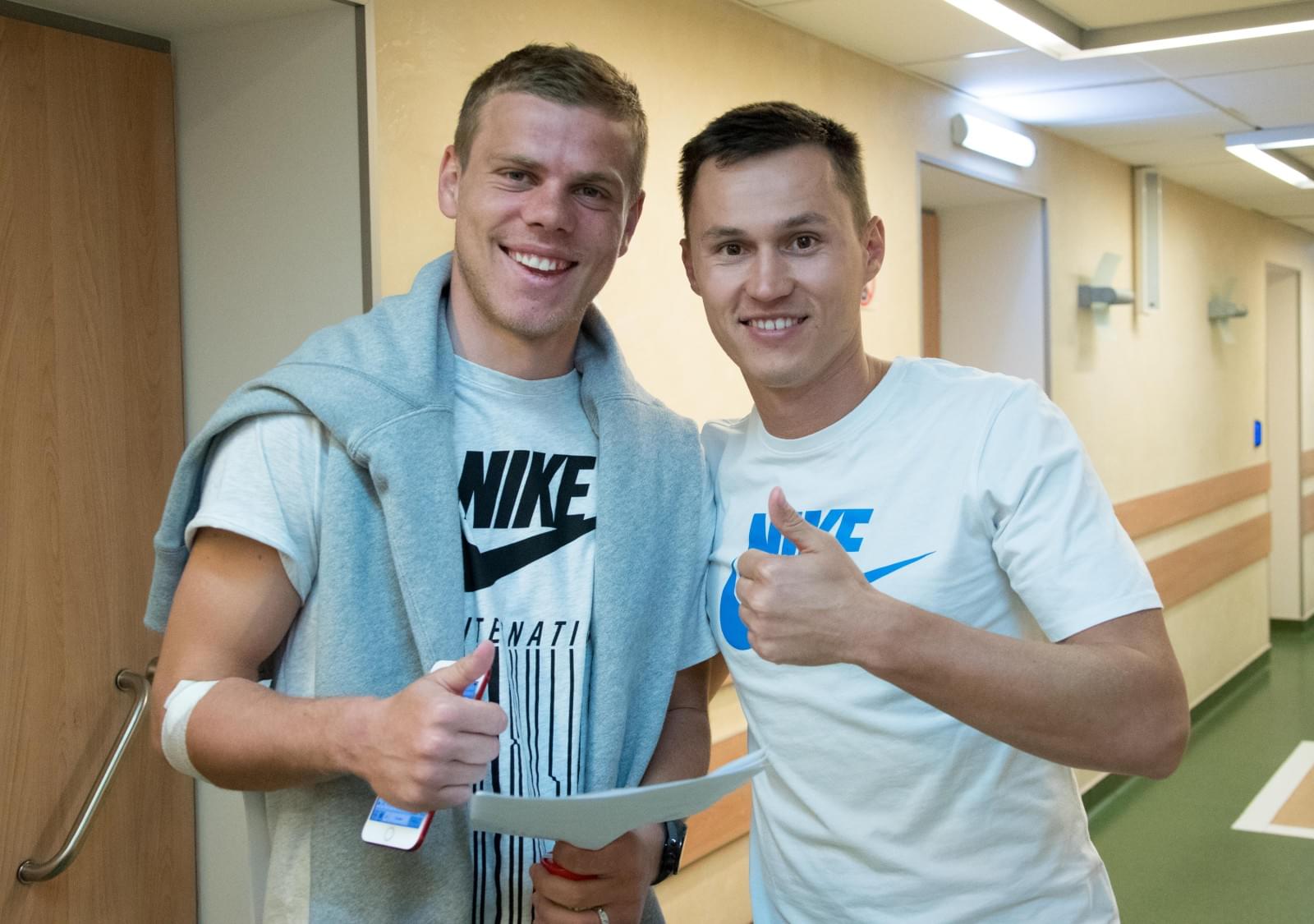 Второй день медосмотр футболистов основного состава ФК «Зенит»