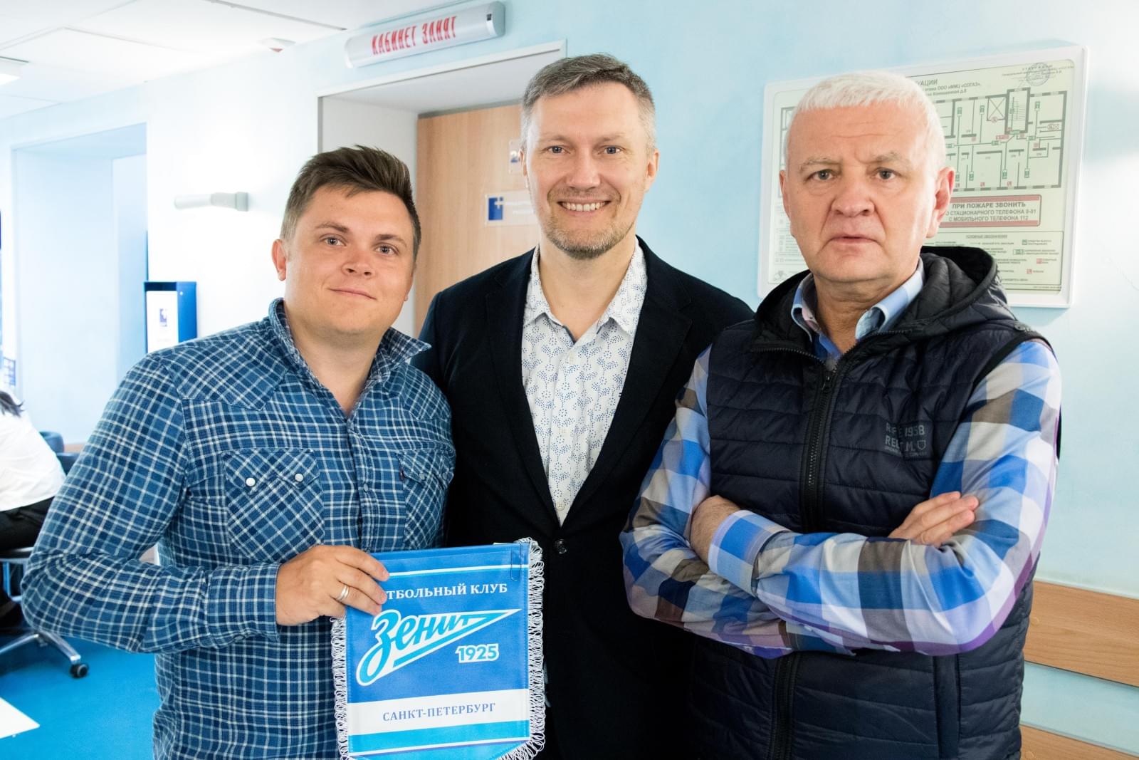 Второй день медосмотр футболистов основного состава ФК «Зенит»