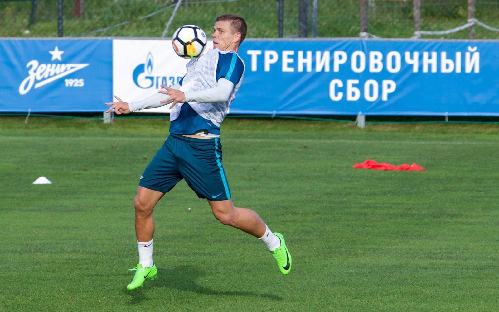 «Газпром»-тренировочные сборы в Австрии: 15 июня, вечерняя тренировка