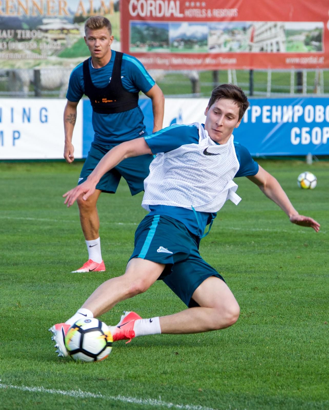 «Газпром»-тренировочные сборы в Австрии: 15 июня, вечерняя тренировка