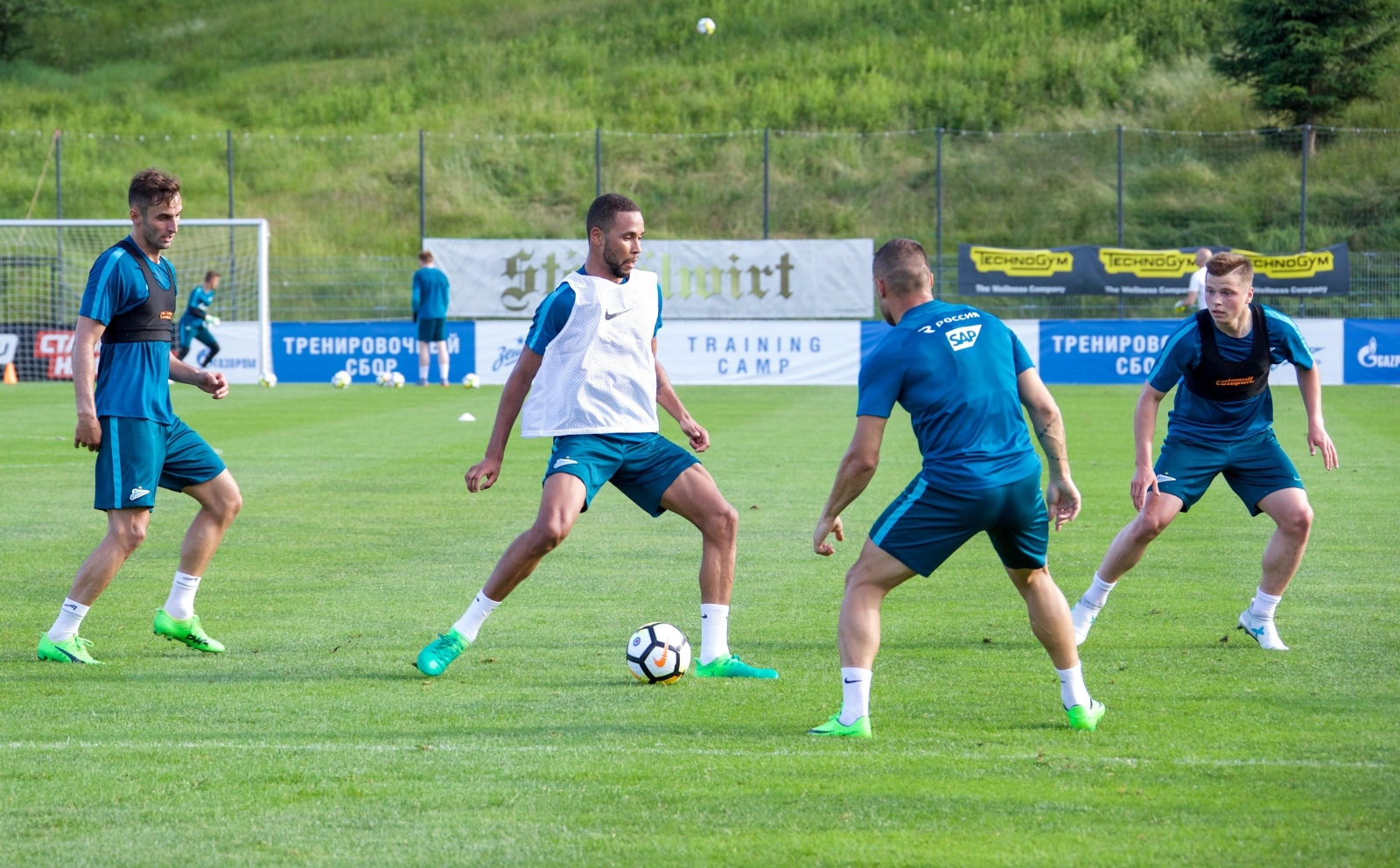 «Газпром»-тренировочные сборы в Австрии: 15 июня, вечерняя тренировка