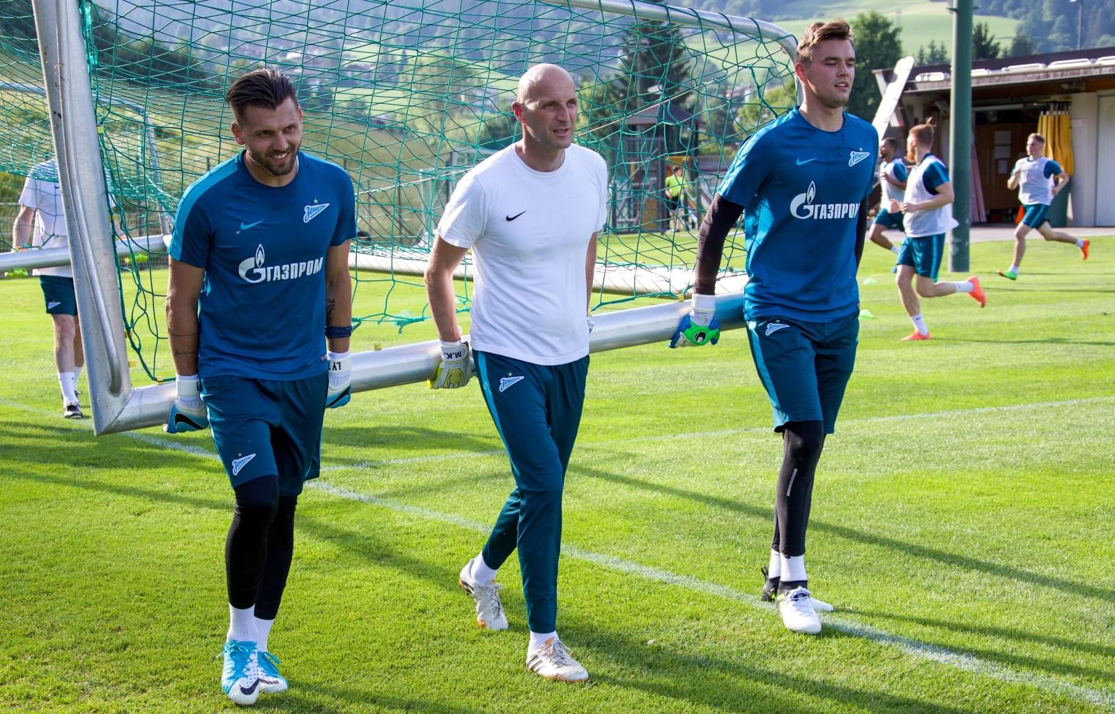 «Газпром»-тренировочные сборы в Австрии: 15 июня, вечерняя тренировка