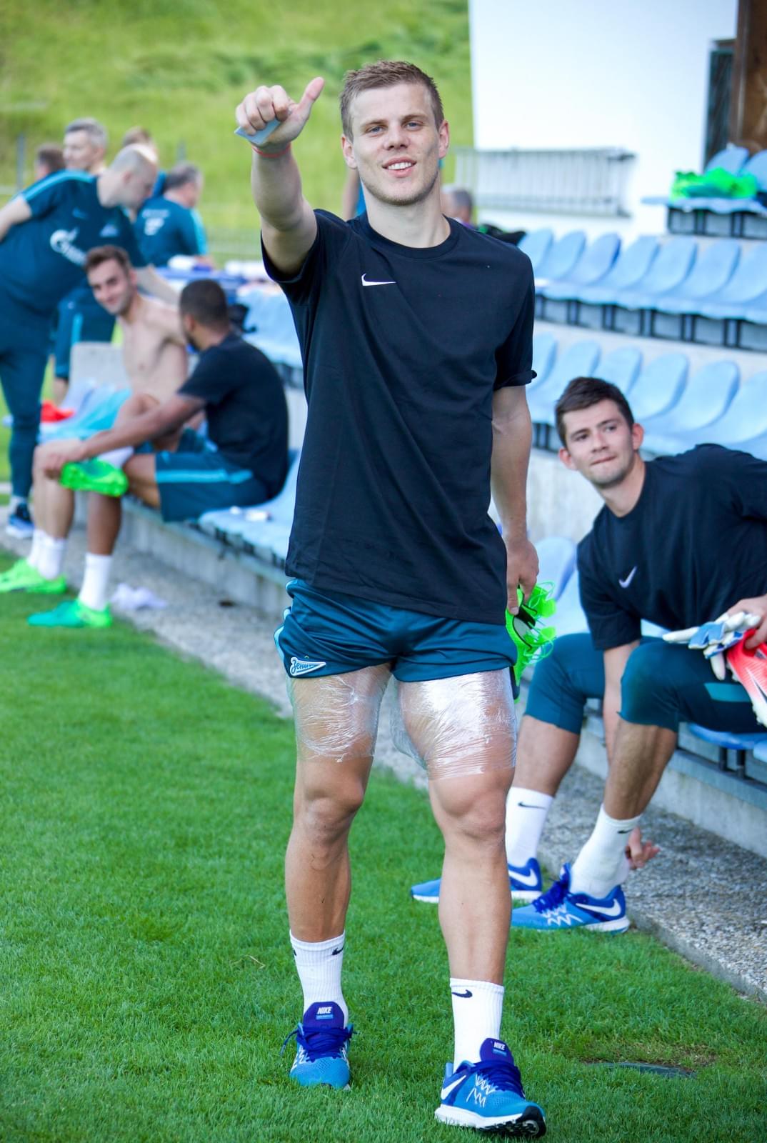 «Газпром»-тренировочные сборы в Австрии: 15 июня, вечерняя тренировка