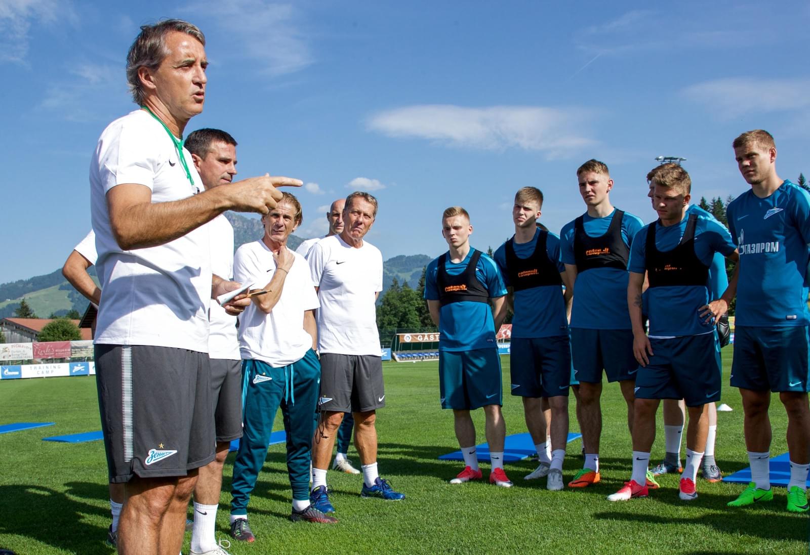 «Газпром»-тренировочные сборы в Австрии: 15 июня, вечерняя тренировка