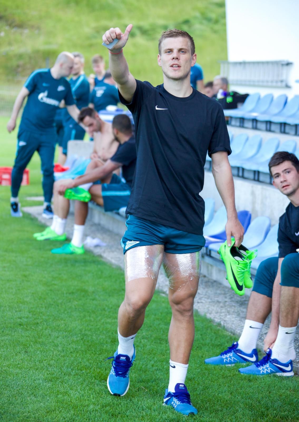 «Газпром»-тренировочные сборы в Австрии: 15 июня, вечерняя тренировка