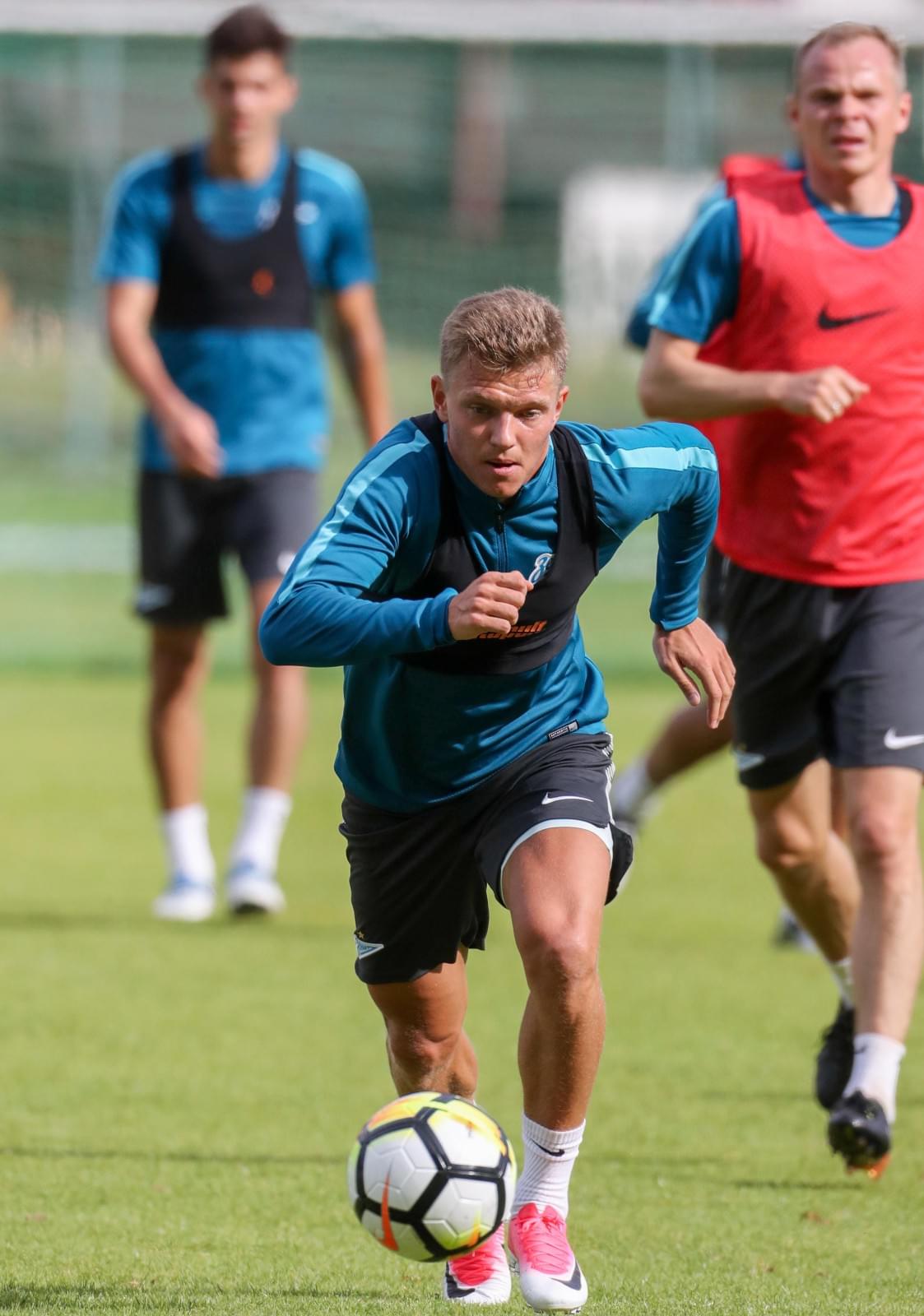 «Газпром»-тренировочные сборы в Австрии: 16 июня, вечерняя тренировка