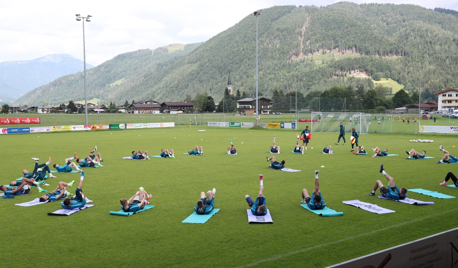 «Газпром»-тренировочные сборы в Австрии: 16 июня, вечерняя тренировка