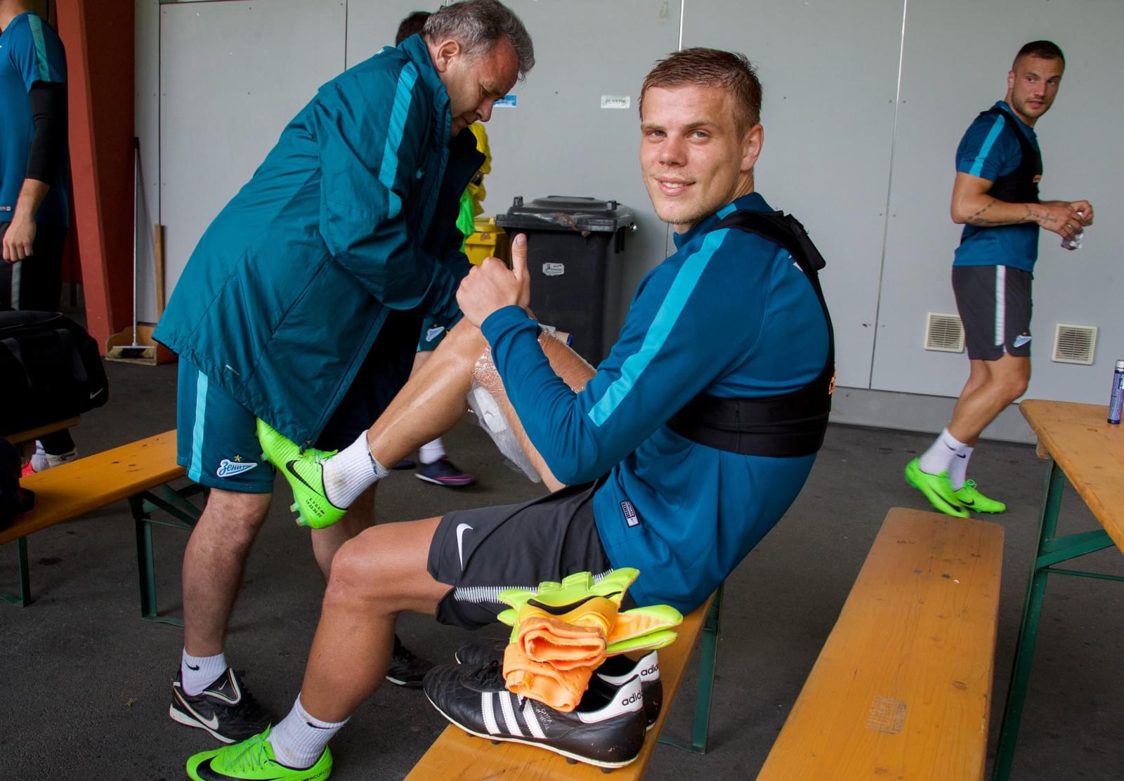 «Газпром»-тренировочные сборы в Австрии: 16 июня, вечерняя тренировка