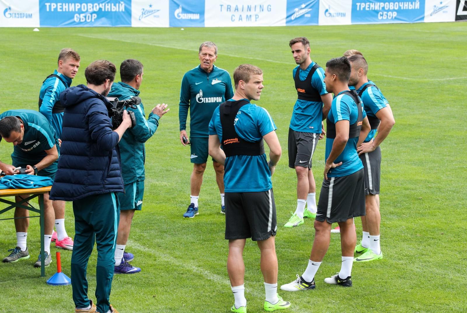 «Газпром»-тренировочные сборы в Австрии: 17 июня, утренняя тренировка