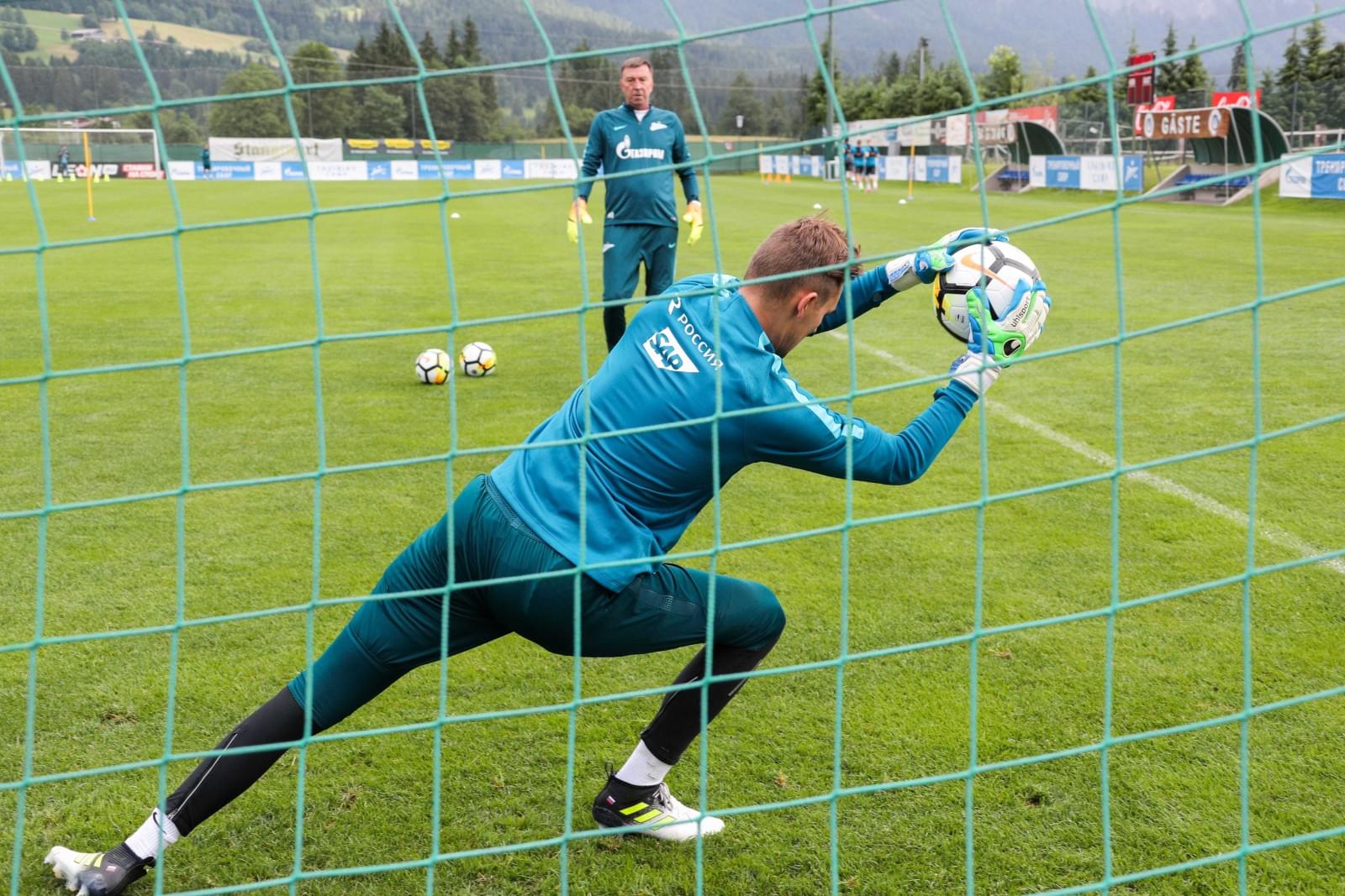 «Газпром»-тренировочные сборы в Австрии: 17 июня, утренняя тренировка