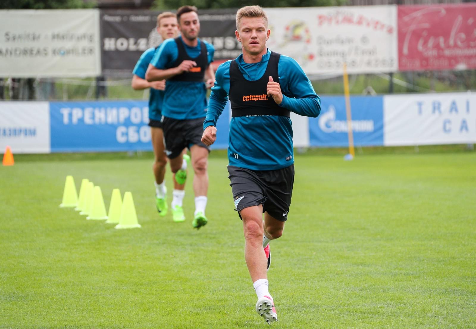 «Газпром»-тренировочные сборы в Австрии: 17 июня, утренняя тренировка