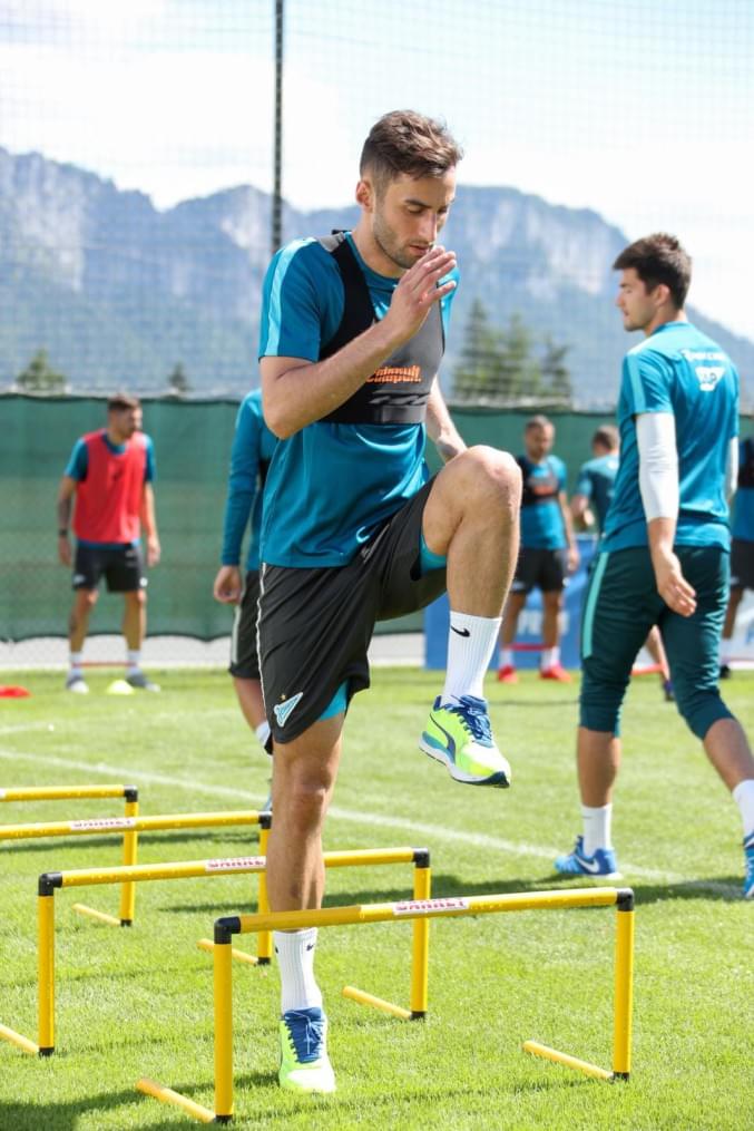 «Газпром»-тренировочные сборы в Австрии: 18 июня, утренняя тренировка