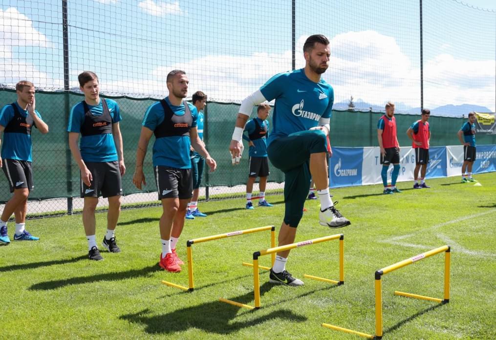«Газпром»-тренировочные сборы в Австрии: 18 июня, утренняя тренировка