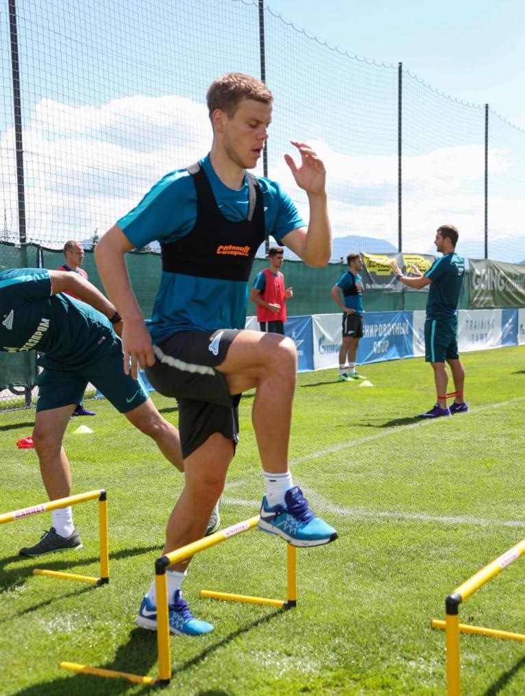 «Газпром»-тренировочные сборы в Австрии: 18 июня, утренняя тренировка