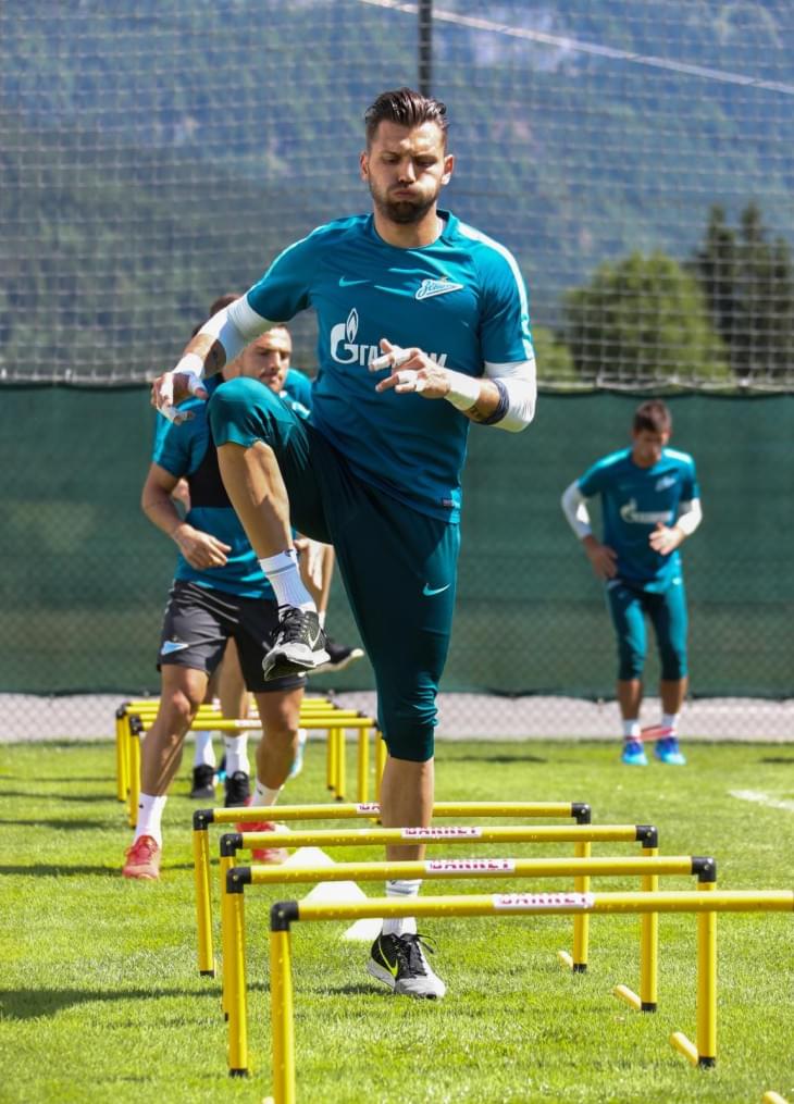 «Газпром»-тренировочные сборы в Австрии: 18 июня, утренняя тренировка