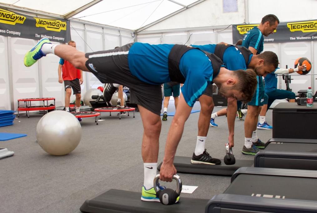 «Газпром»-тренировочные сборы в Австрии: 18 июня, утренняя тренировка