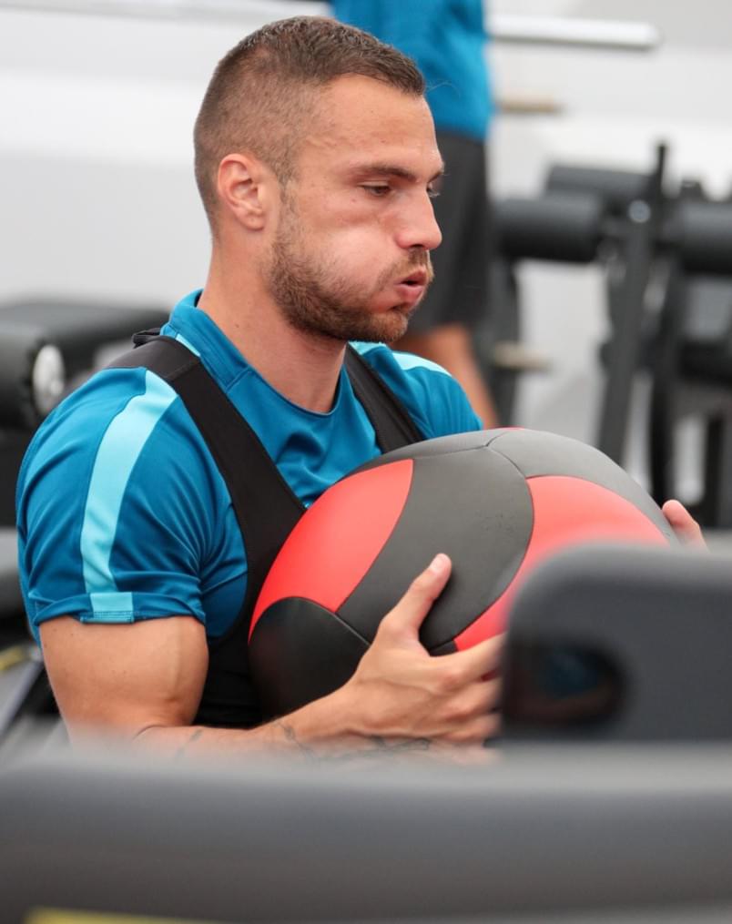 «Газпром»-тренировочные сборы в Австрии: 18 июня, утренняя тренировка