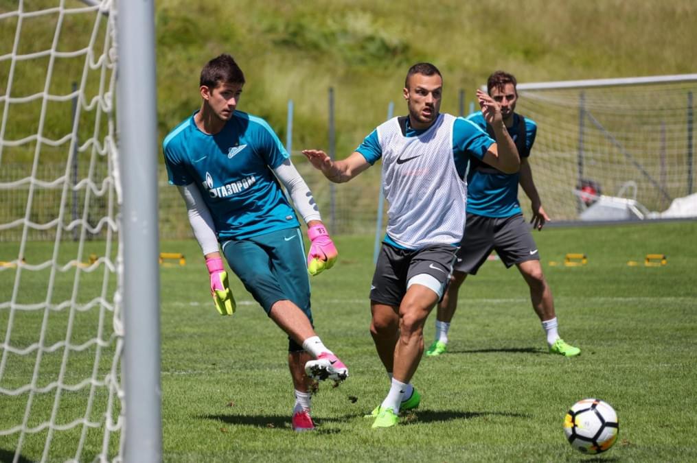 «Газпром»-тренировочные сборы в Австрии: 18 июня, утренняя тренировка