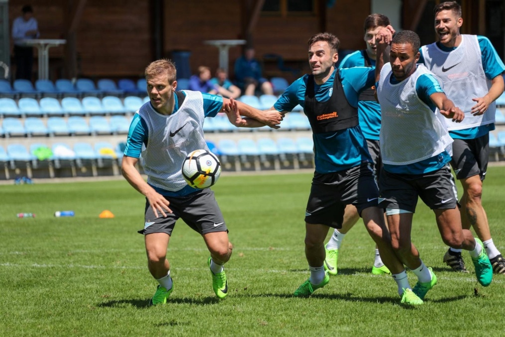 «Газпром»-тренировочные сборы в Австрии: 18 июня, утренняя тренировка