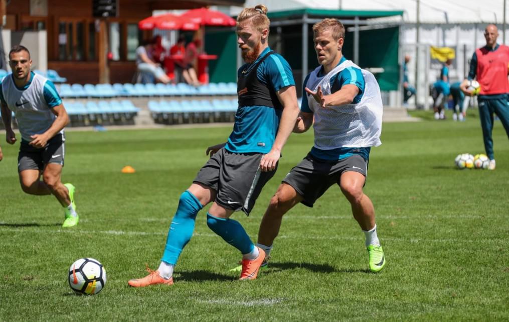 «Газпром»-тренировочные сборы в Австрии: 18 июня, утренняя тренировка