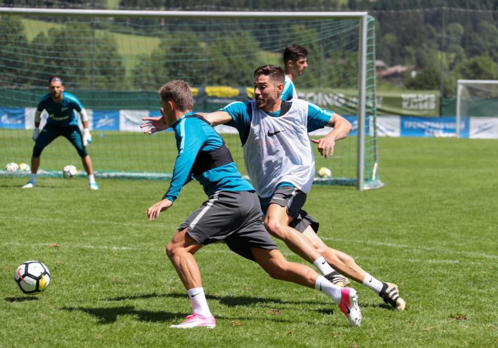 «Газпром»-тренировочные сборы в Австрии: 18 июня, утренняя тренировка