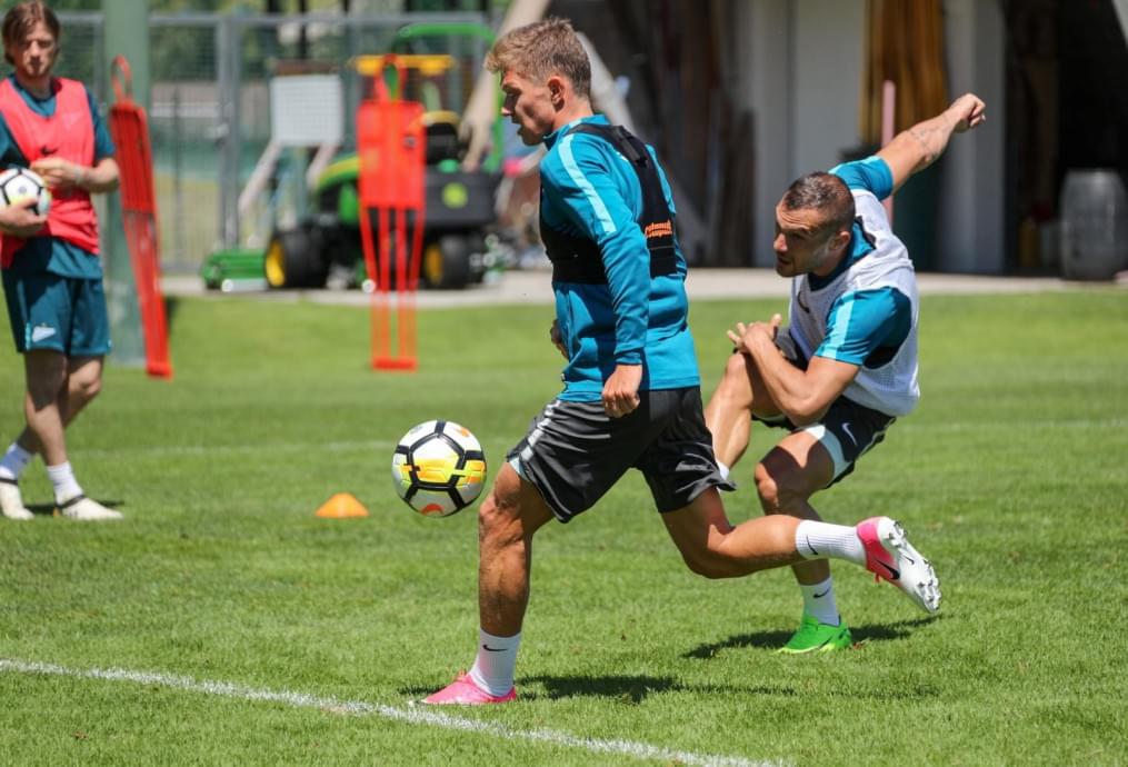 «Газпром»-тренировочные сборы в Австрии: 18 июня, утренняя тренировка