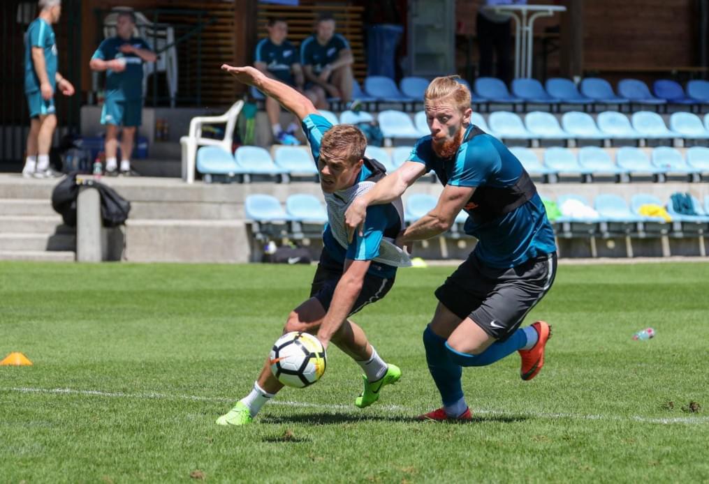 «Газпром»-тренировочные сборы в Австрии: 18 июня, утренняя тренировка