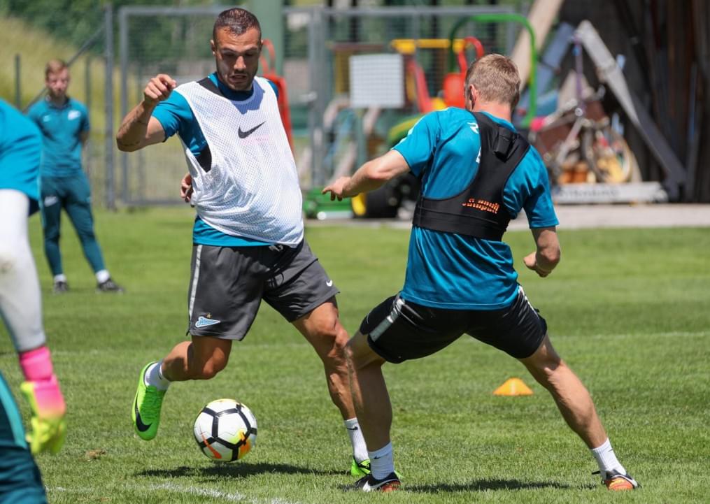 «Газпром»-тренировочные сборы в Австрии: 18 июня, утренняя тренировка