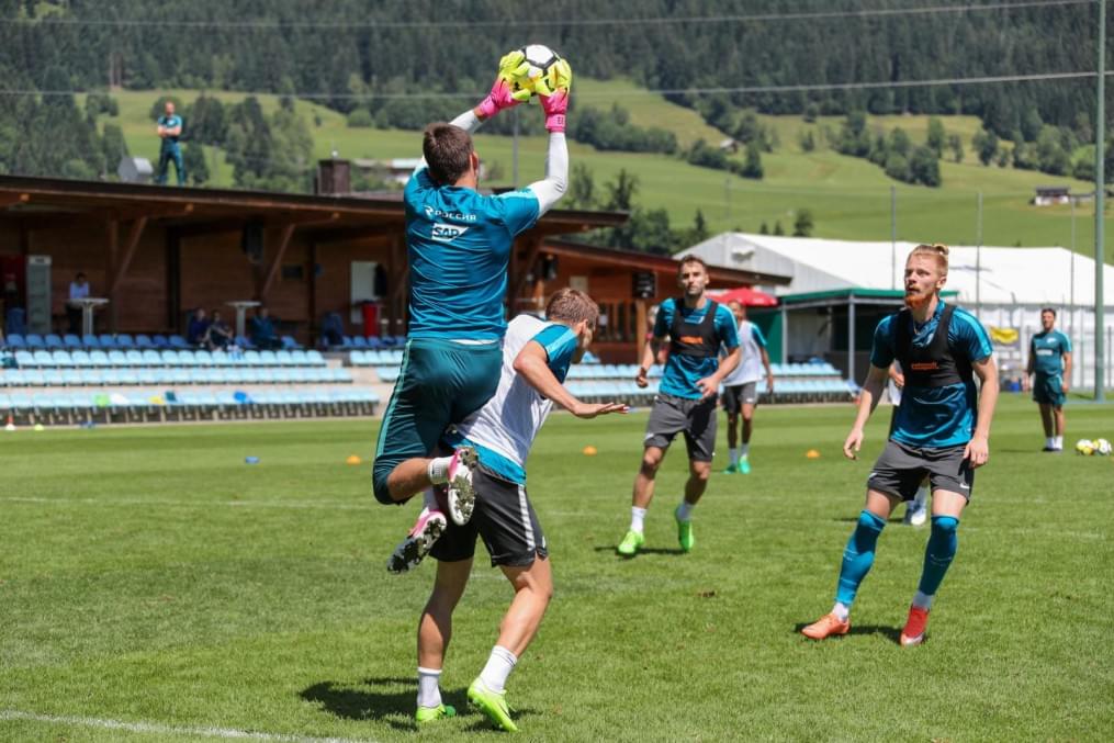 «Газпром»-тренировочные сборы в Австрии: 18 июня, утренняя тренировка