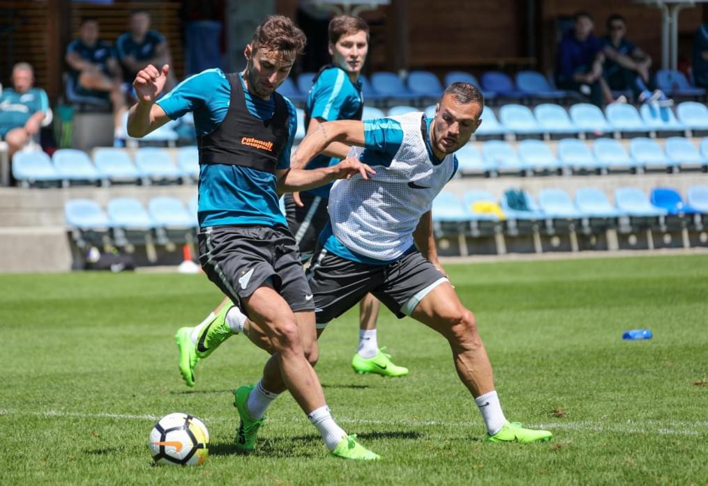 «Газпром»-тренировочные сборы в Австрии: 18 июня, утренняя тренировка