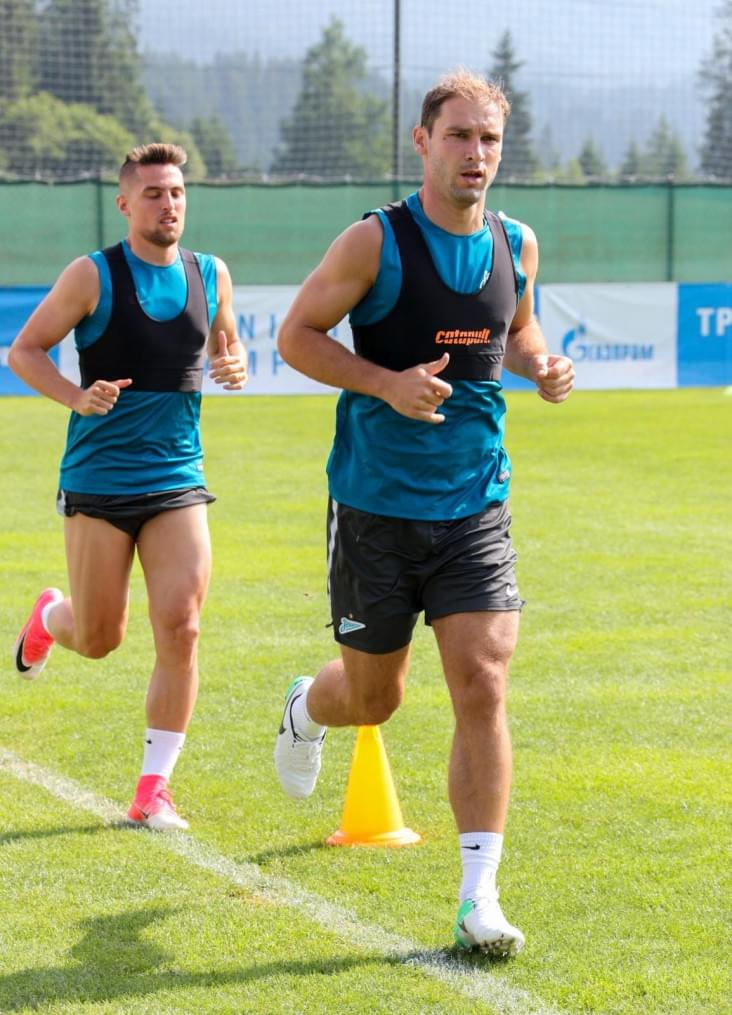 «Газпром»-тренировочные сборы в Австрии: 23 июня, утренняя тренировка