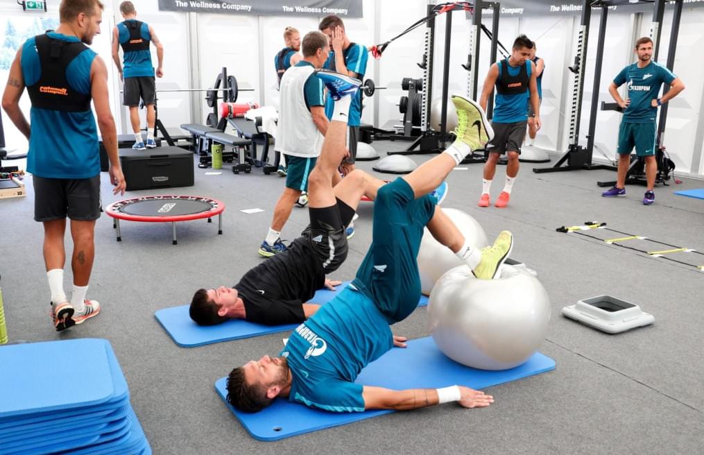 «Газпром»-тренировочные сборы в Австрии: 23 июня, утренняя тренировка