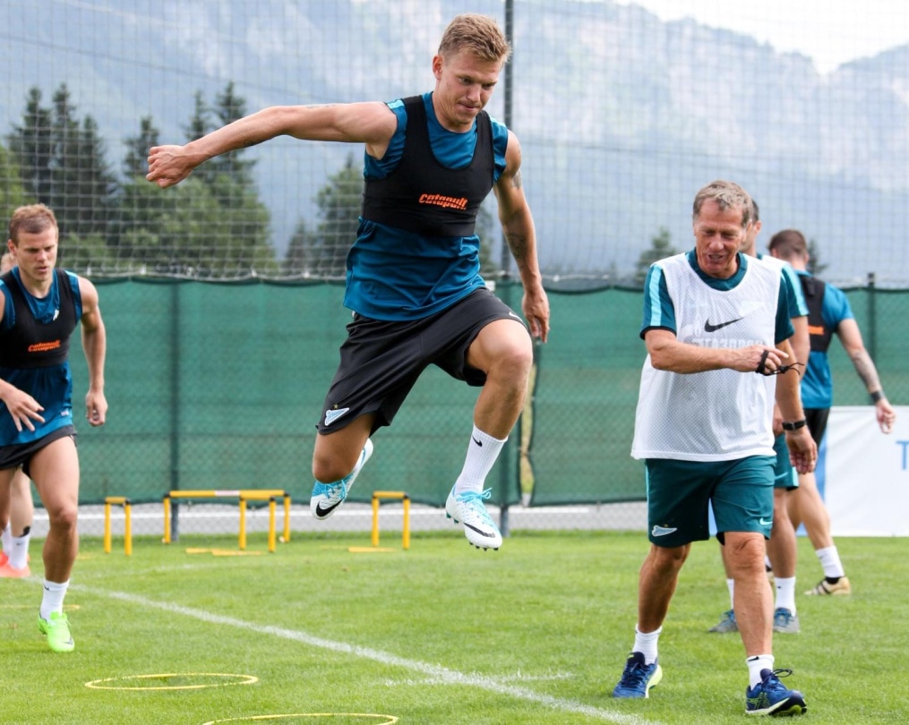 «Газпром»-тренировочные сборы в Австрии: 23 июня, утренняя тренировка