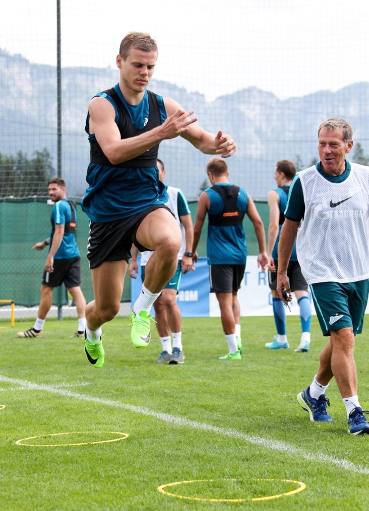 «Газпром»-тренировочные сборы в Австрии: 23 июня, утренняя тренировка