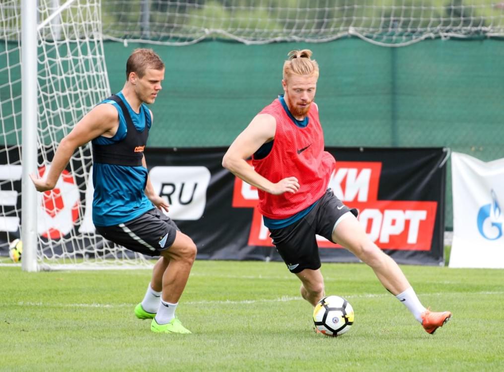 «Газпром»-тренировочные сборы в Австрии: 23 июня, утренняя тренировка