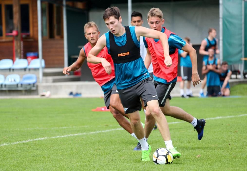 «Газпром»-тренировочные сборы в Австрии: 23 июня, утренняя тренировка