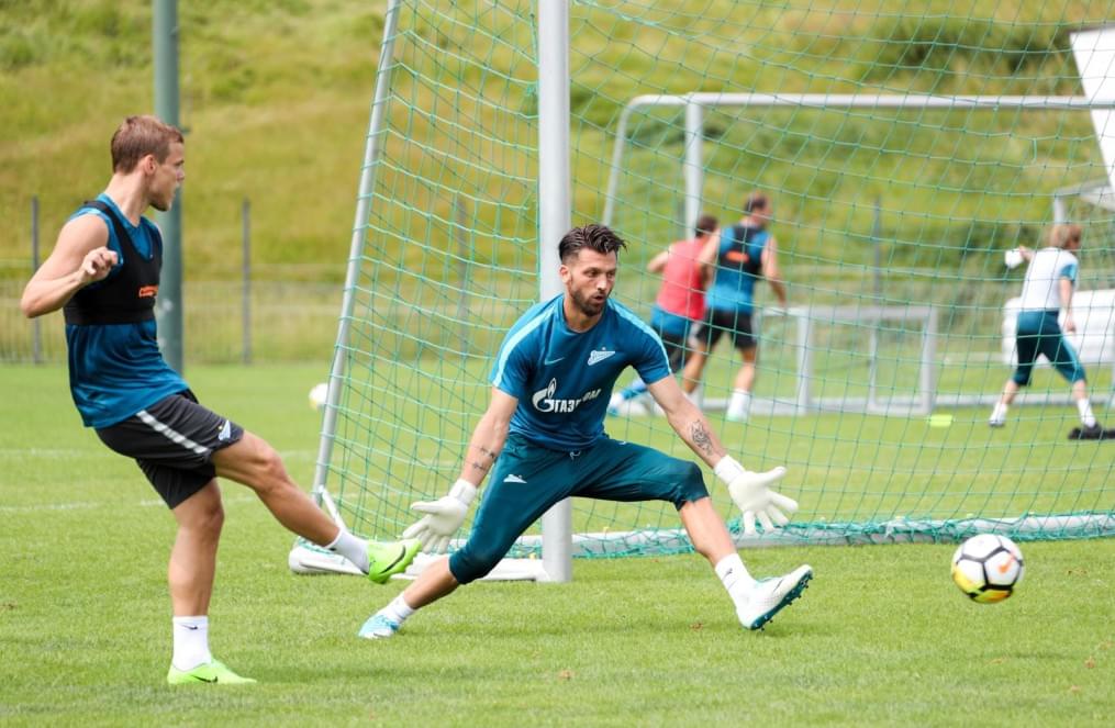 «Газпром»-тренировочные сборы в Австрии: 23 июня, утренняя тренировка