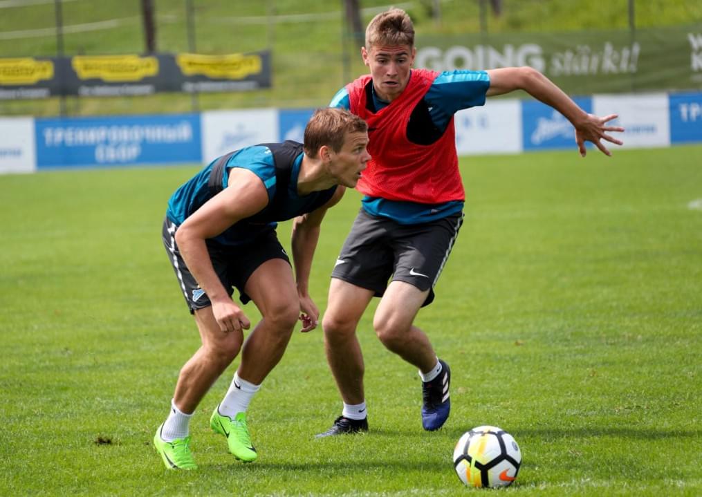 «Газпром»-тренировочные сборы в Австрии: 23 июня, утренняя тренировка