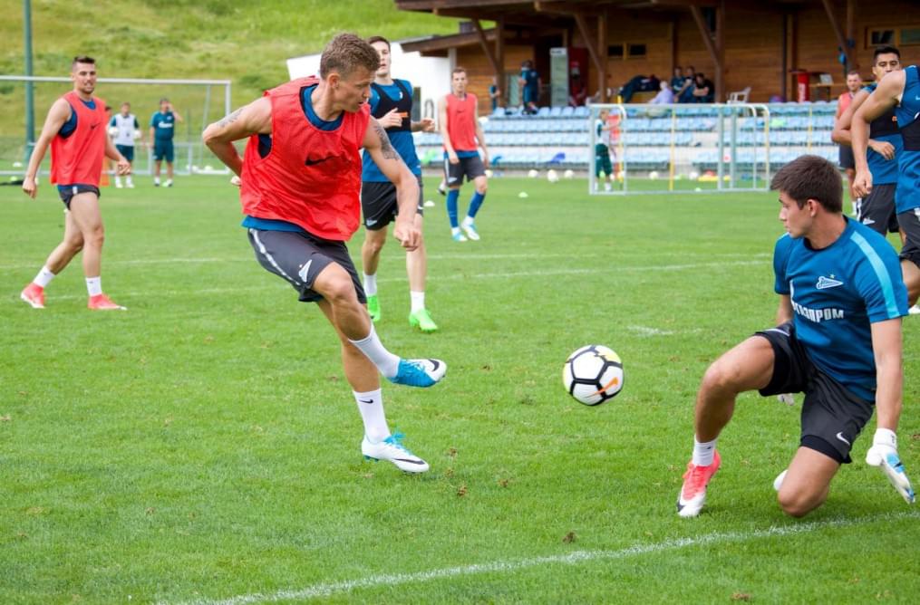 «Газпром»-тренировочные сборы в Австрии: 23 июня, утренняя тренировка